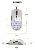 Miniatyrbild 6 av 9: Glorious PC Gaming Race Model O-mus Högerhänt USB Typ-A Optisk 3200 DPI