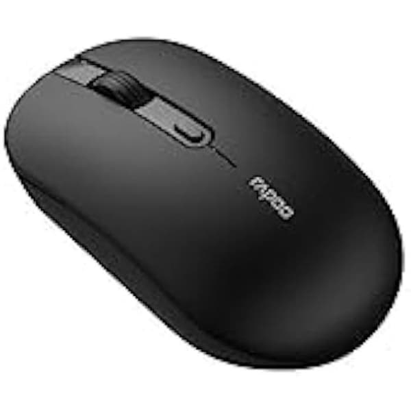 Trådlös mus - RAPOO - 1530 Silent - Svart - Optisk - Trådlös