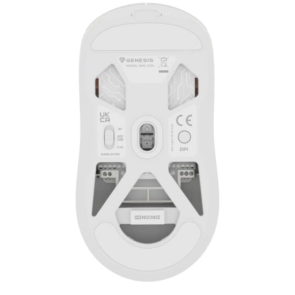 Trådlös Mus Bluetooth Genesis NMG-2194 Vit
