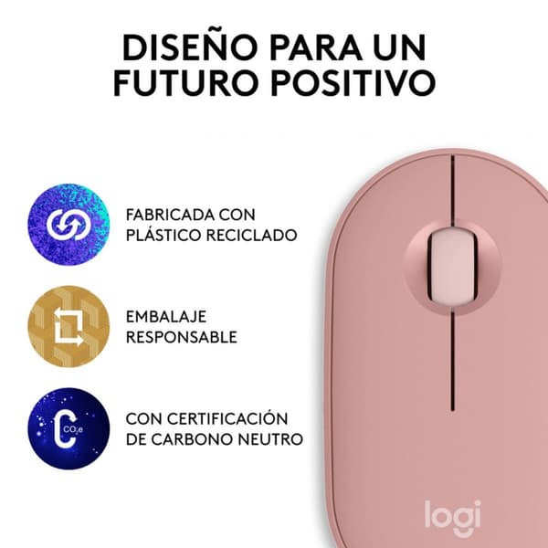 Trådløs Bluetooth-Mus Logitech 910-007014 Hvit 4000 dpi