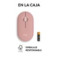 Miniatyrbild 10 av 11: Trådlös Mus Bluetooth Logitech 910-007014 Vit 4000 dpi