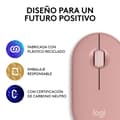 Miniatyrbild 11 av 11: Trådlös Mus Bluetooth Logitech 910-007014 Vit 4000 dpi