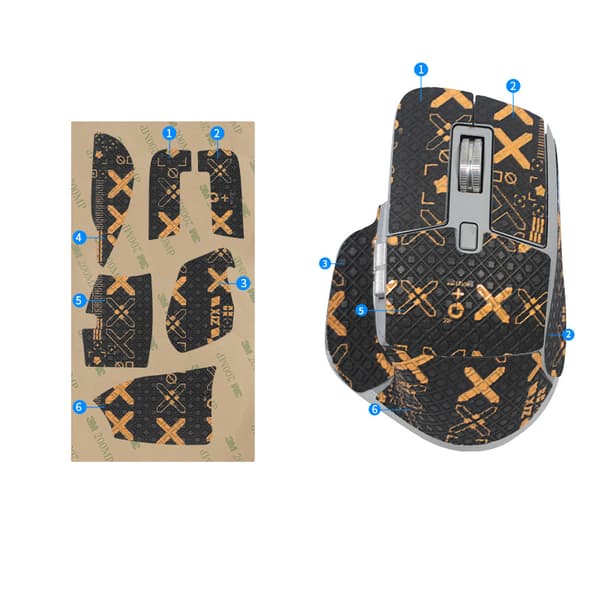 INF Parannettu pito hiiritarrat Logitech MX Master 3S:lle Kulta