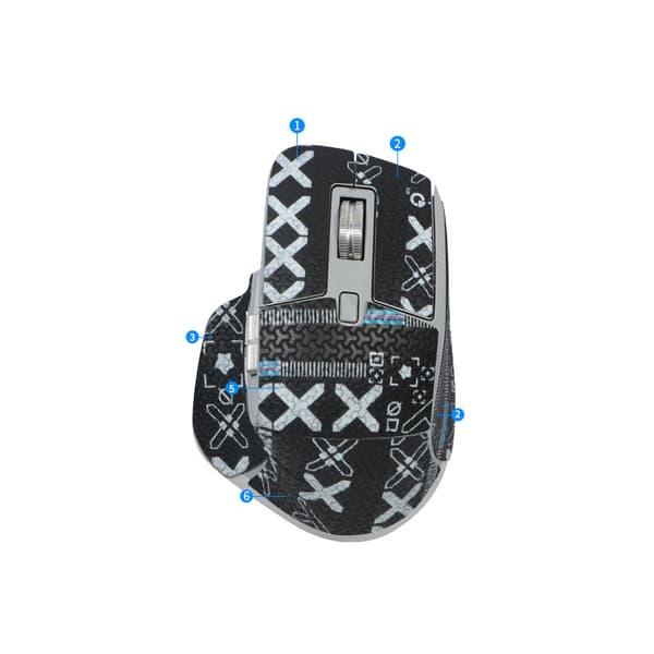 INF Parannettu pito hiiritarrat Logitech MX Master 3S:lle Musta