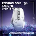 Miniatyrbild 3 av 6: Trådlös spelmus - LOGITECH G - G502 X LIGHTSPEED - LIGHTFORCE Hybrid-knappar - USB-C-port - Vit
