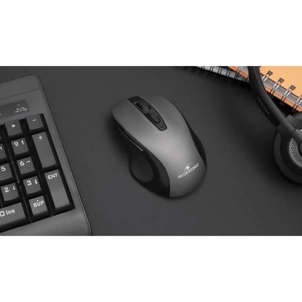 Trådlös mus - BLUESTORK - OFFICE 75 - Uppladdningsbar - PC/MAC - Grå