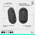 Miniatyrbild 6 av 6: Mus - Trådlös - Logitech - Pop Mouse - Grafit