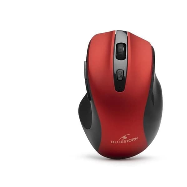 Langaton hiiri - BLUESTORK - OFFICE 75 - Ladattava - PC/MAC - Punainen