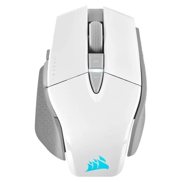 Spelmus - Trådlös - CORSAIR - M65 RGB Ultra Wireless - Vit - (CH-9319511-EU2)