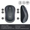 Miniatyrbild 4 av 6: Logitech M185-mus – Kompakt, ambidextrös trådlös mus