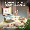 Pikkukuva 4 / 6: Logitech Pebble Mouse 2 M350s Ohut Langaton Bluetooth-Hiiri, Kannettava, Kevyt - Grafiitti