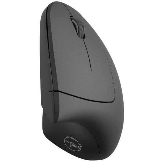 Vertikal trådlös ergonomisk mus - MOBILITET - 2,4 GHz