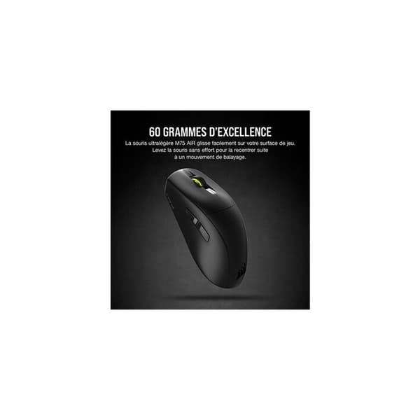 Trådlös spelmus - CORSAIR - M75 Wireless - Ambidextrös, RGB