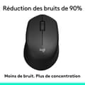 Miniatyrbillede 2 af 6: Mus - Trådløs - Logitech - M330 SILENT PLUS - Lydløs - Sort