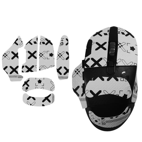 INF Parannettu pito Logitech G604 -hiiren tarroille Valkoinen