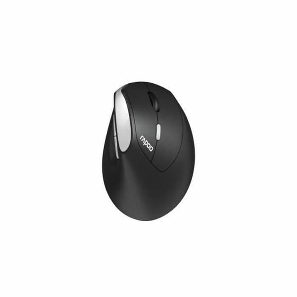 Mus Rapoo 1600 dpi Svart, Silver