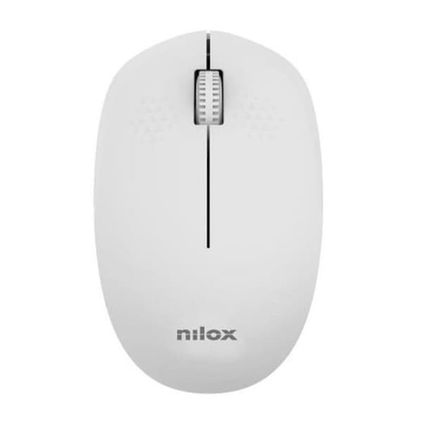 Trådlös optisk mus Nilox Svart Grå 1000 dpi