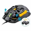 Miniatyrbild 3 av 6: Mus Yenkee MARKSMAN - YMS 3600BK Svart 3600 DPI