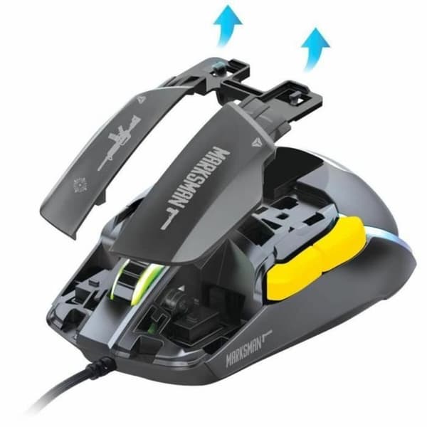Mus Yenkee MARKSMAN - YMS 3600BK Svart 3600 DPI