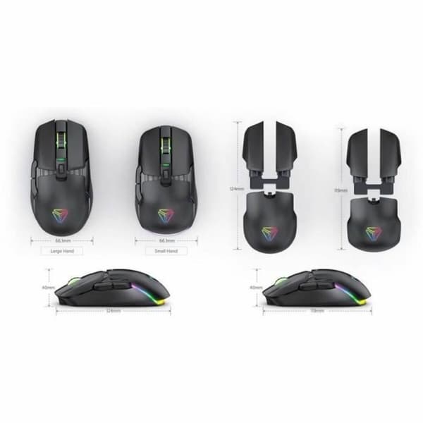 Mus Yenkee MARKSMAN - YMS 3600BK Svart 3600 DPI