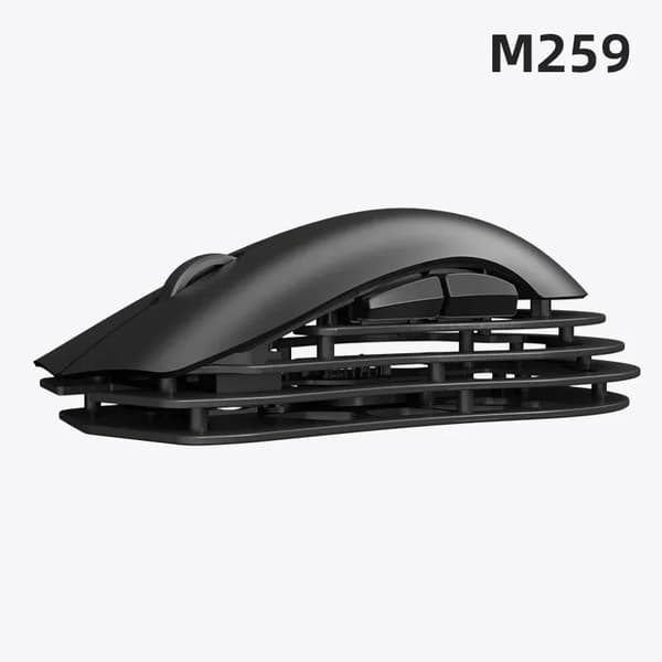 AJAZZ M259 Trådlös Mus, Tri-läges Anslutning, Hög Precision 26K DPI,M259 svart