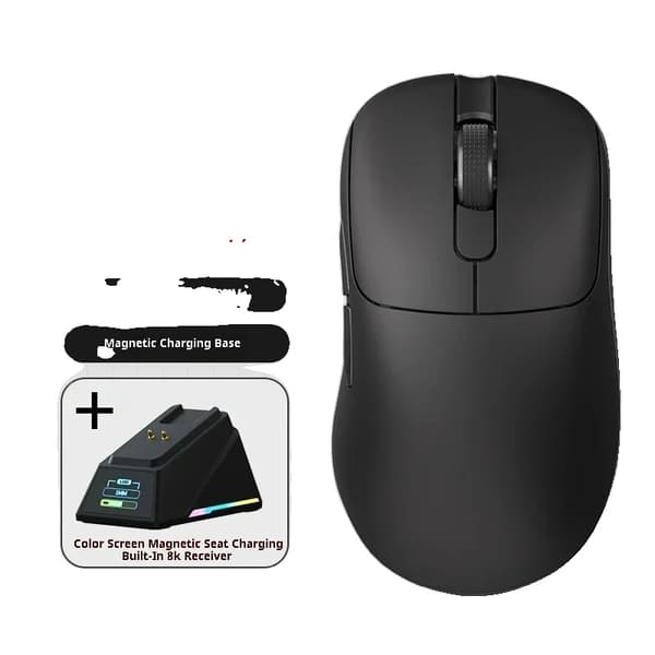 Trådlös Spelmus, PAW3950 Sensor, 400mAh Batteri,AJ179APEX Svart 8K