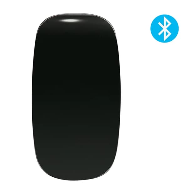 Bluetooth Trådlös Mus, Ultratunn Design, Touch Scrollning, 10-15m Trådlös Räckvidd,Svart