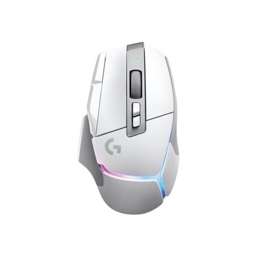 Logitech G G502 X PLUS - mus - 2.4 GHz - vit Vit