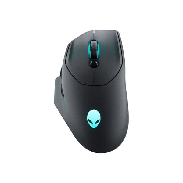 Trådlös Gaming Mus - ALIENWARE - AW620M - 26 000 DPI - Robust Batteritid - Sklimvänlig Design Svart