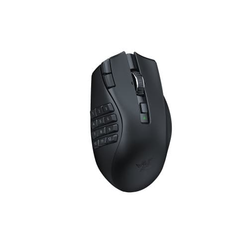Razer Naga V2 HyperSpeed datormöss högerhand Trådlös RF + Bluetooth Optisk 30000 DPI Svart