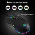 Miniatyrbild 4 av 6: INF RGB Gamingmus med justerbar DPI och ergonomisk design