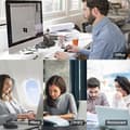 Pikkukuva 10 / 11: INF Hiljainen langaton USB-hiiri - Ergonominen muotoilu ja tarkka seuranta