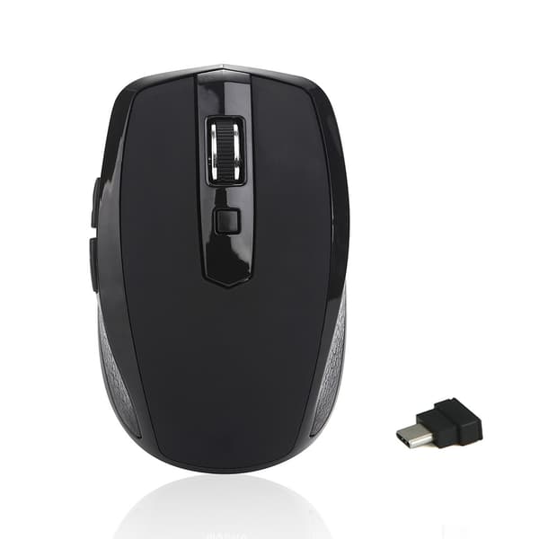 INF Hiljainen langaton USB-hiiri - Ergonominen muotoilu ja tarkka seuranta