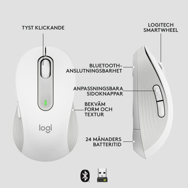 Trådlös Mus Logitech Vit 4000 dpi