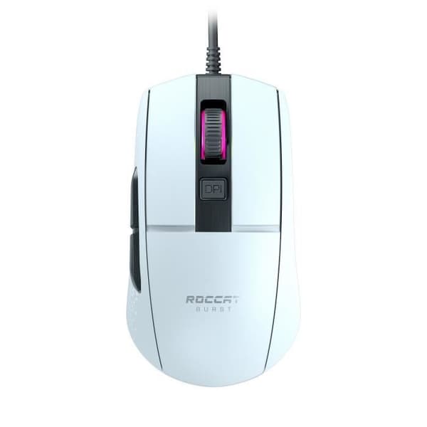 ROCCAT BURST CORE Gaming Mus - Vit Vit