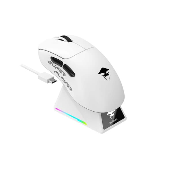 Mus Havit StarBlaze-1wb Vit 26000 DPI Svart, Vit