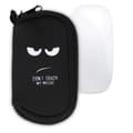 Miniatyrbild 1 av 4: kwmobile Skyddsfodral för Apple Magic Mouse 1/2 - Musskyddsväska i neopren vit-svart