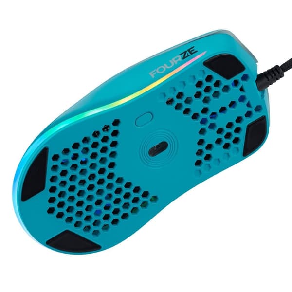 Fourze GM800 Gaming Mouse, Cyan