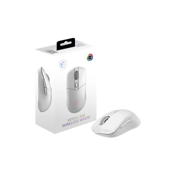 MSI Versa 300 Trådlös mus Spel Högerhänt RF Trådlös Bluetooth USB Typ-C Optisk 8000 DPI