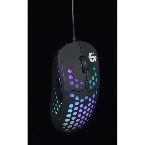 Mus GEMBIRD MUSG-RAGNAR-RX400 Svart Multicolour 10000 dpi