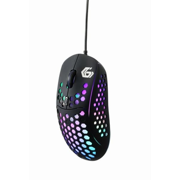 Mus GEMBIRD MUSG-RAGNAR-RX400 Svart Multicolour 10000 dpi