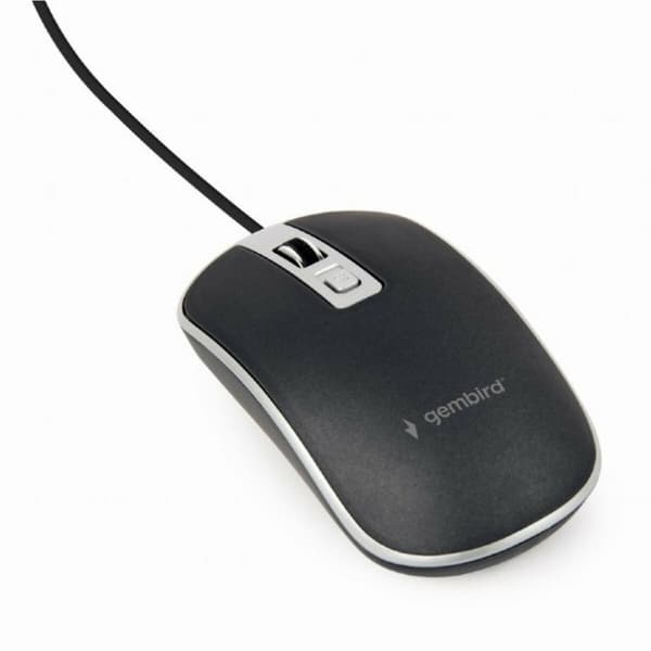 Optisk Mus med Sladd GEMBIRD MUS-4B-06-BS 1200 DPI (1 antal)