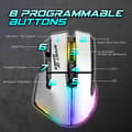 Miniatyrbild 5 av 6: SPIRIT OF GAMER - TRÅDLÖS RGB GAMING MUS PRO-M5 ARTIC