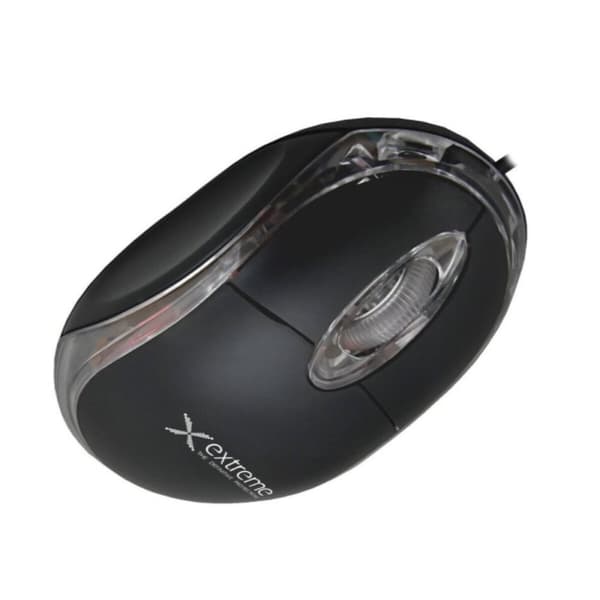 Optisk mus Extreme XM102K Sort Krom