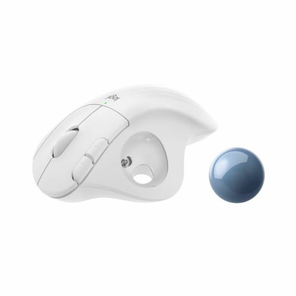 Trådlös Mus Logitech ERGO M575 Vit Vit