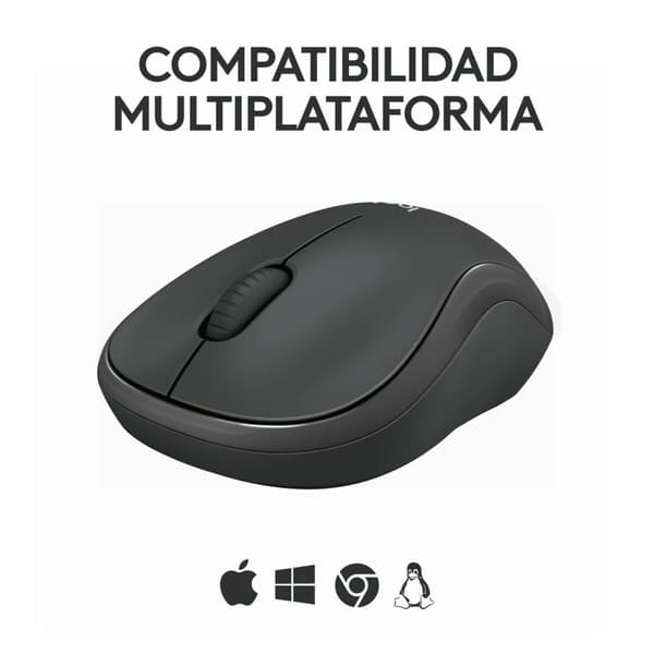 Trådløs Bluetooth mus Logitech M240 Grafit Monochrome