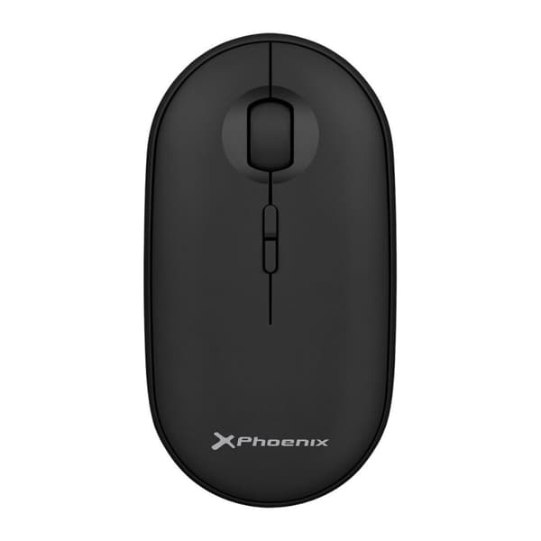 Trådlös optisk mus Phoenix Svart 1600 dpi (1 antal)