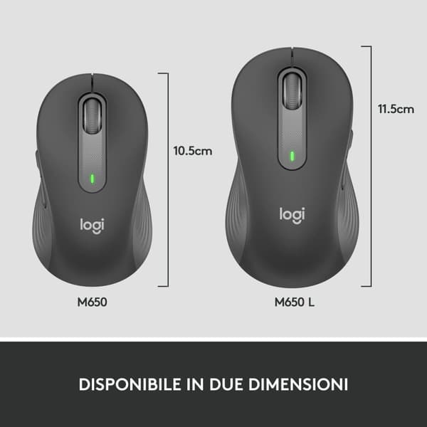 Trådløs mus Logitech Grafit Stål 4000 dpi