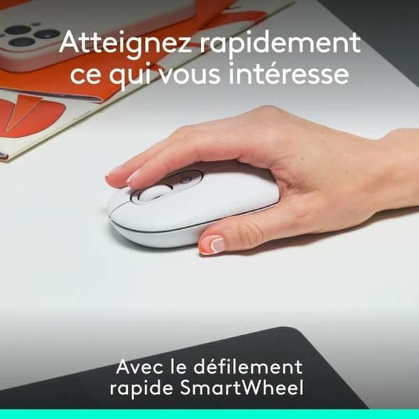 Trådlös Mus Bluetooth Logitech Pop Vit