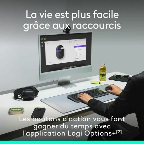 Trådlös Mus Bluetooth Logitech Pop Vit